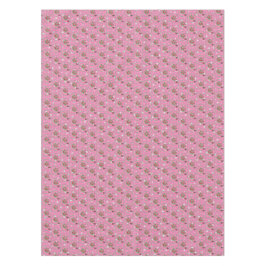 Gray Star Pink Red Robin Wreath Weihnachten Tischdecke