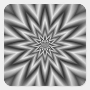 Gray Star Sticker