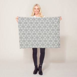 Gray Stars Blanket Fleecedecke