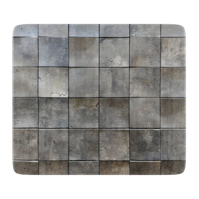 Gray Stone Tiles Pattern Schneidebrett (Vorderseite)