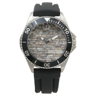 Gray Stone Wall Armbanduhr