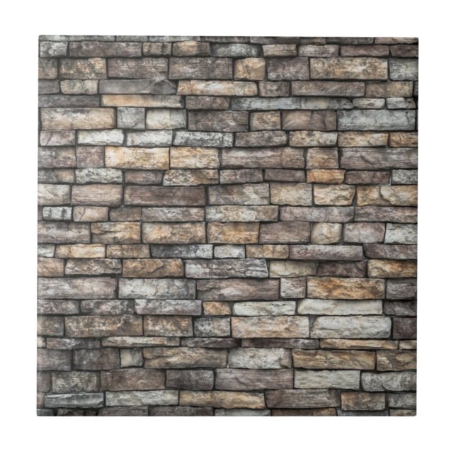 Gray Stone Wall Fliese (Vorderseite)
