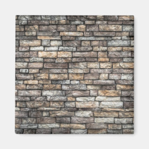 Gray Stone Wall Magnet