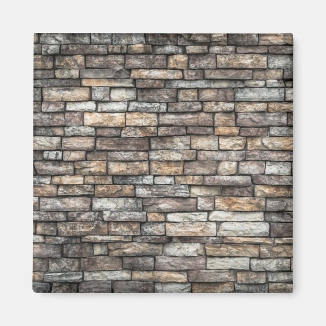 Gray Stone Wall Magnet (Vorne)