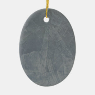 Gray Suede Keramikornament