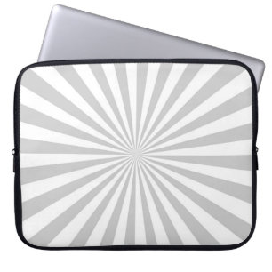 Gray Sun Burst Spinning Wheel anpassen Laptopschutzhülle