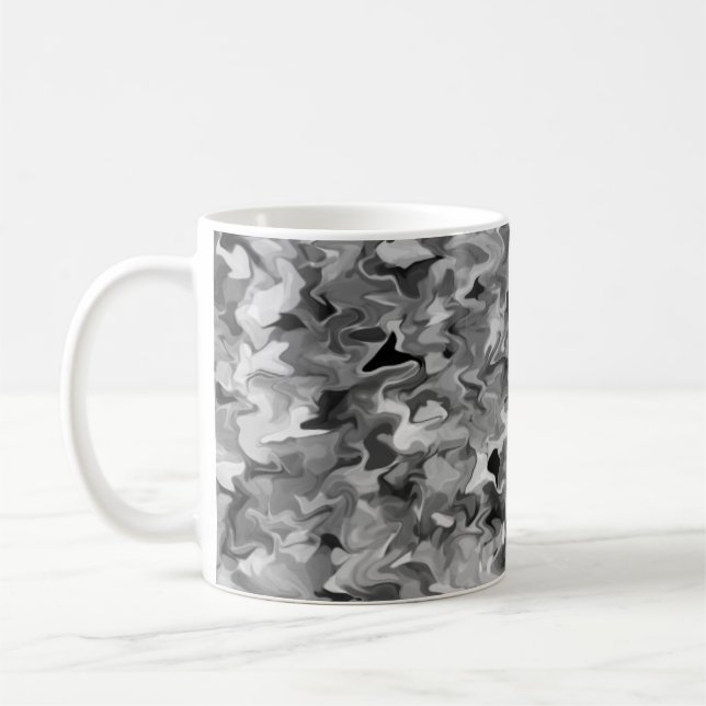 Gray Swirl 11oz Tasse (Links)