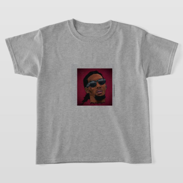 Gray T shirt Offset for Boys & Teens  (Ablage )