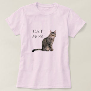 Gray Tabby Cat Mama Rosa T - Shirt