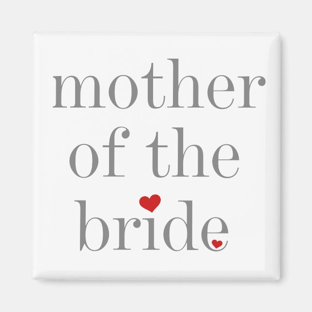 Gray Text Mutter von Bride Magnet (Vorne)