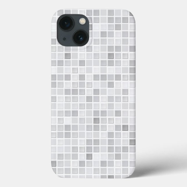 Gray Tiles Pattern Case-Mate iPhone Hülle (Rückseite)