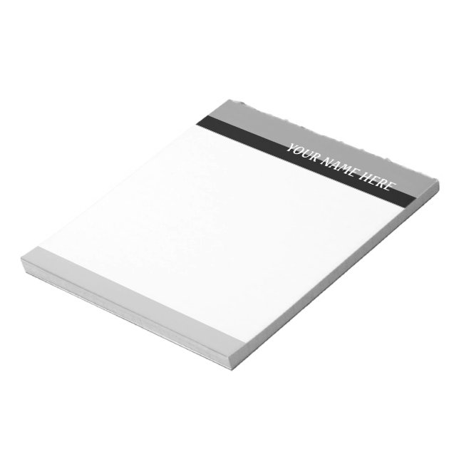 Gray Tones Notizblock (Rotiert)