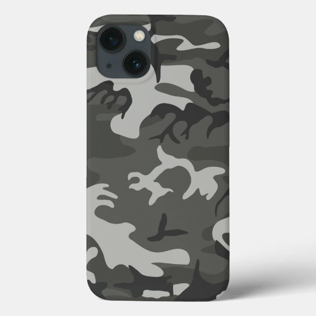 Gray Urban Camouflage Pattern Case-Mate iPhone Hülle (Rückseite)