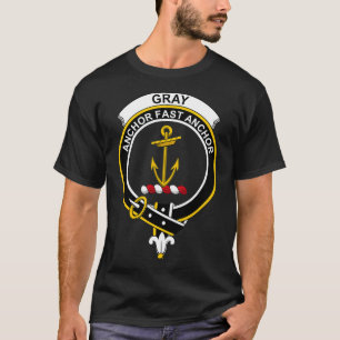 Gray Wappen Tartan Clan Scottish Clan T-Shirt