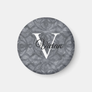 Gray Watercolor Magnet