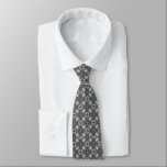 Gray White Gold Stilftiges Kariertes Muster Krawatte<br><div class="desc">Gray White Gold Stilvolle Dapper Kariertes Muster für einen überzeugenden,  großzügigen und unterstützenden Stil.</div>