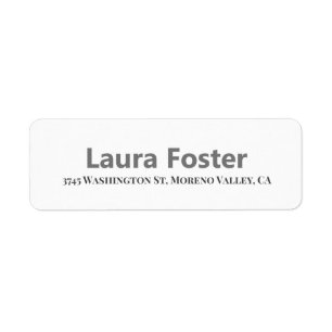 Gray White Handwriting Elegant Minimalistisch Stil