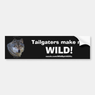 GRAY WOLF Anti-Tailgater Autoaufkleber
