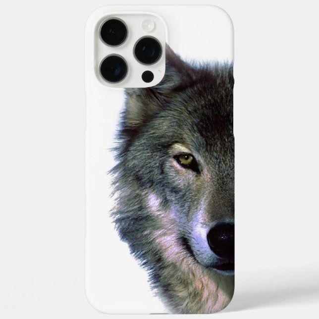 Gray Wolf Eye Case-Mate iPhone Hülle (Rückseite)