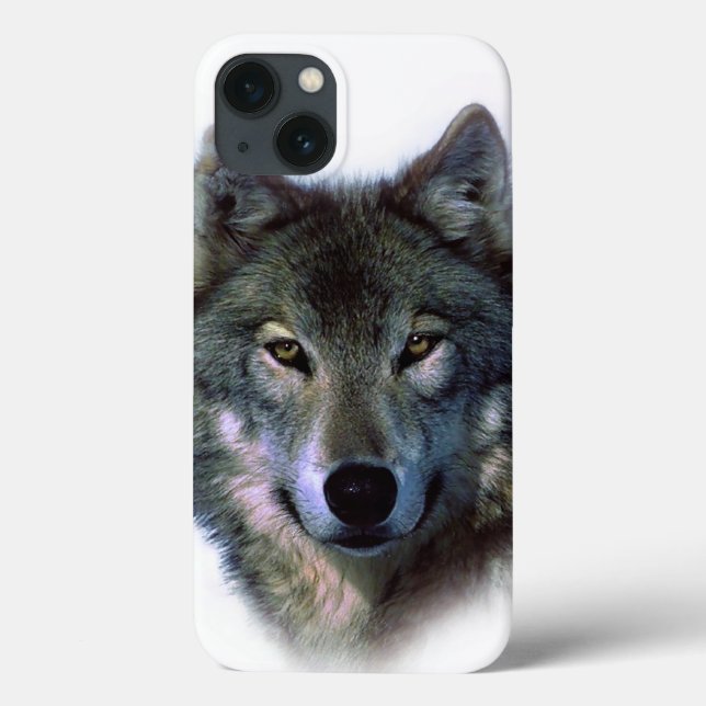 Gray Wolf Eyes Case-Mate iPhone Hülle (Rückseite)