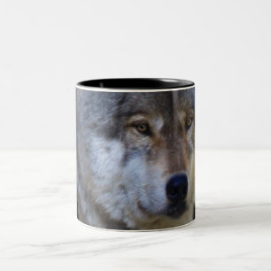 GRAY WOLF EYES Conservation Tasse