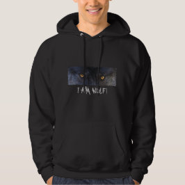 GRAY WOLF EYES Hoodie oder T - Shirt