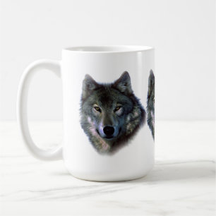Gray Wolf Eyes Kaffeetasse