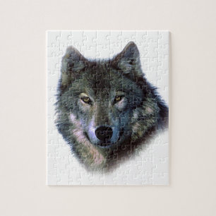 Gray Wolf Eyes Puzzle