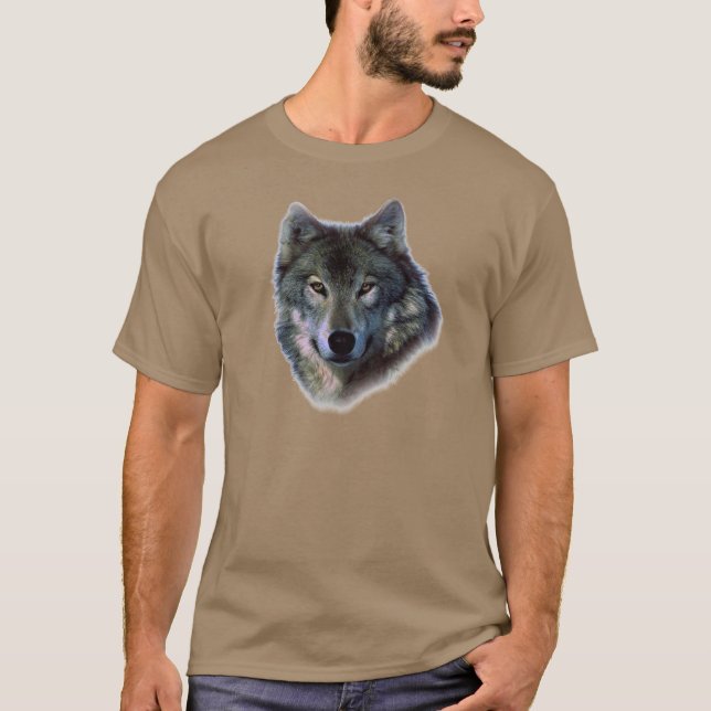 Gray Wolf Eyes T-Shirt (Vorderseite)