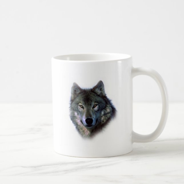 Gray Wolf Eyes Tasse (Rechts)