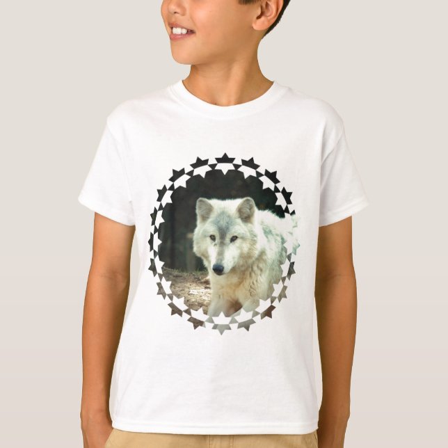 Gray Wolf Kid's T - Shirt (Vorderseite)