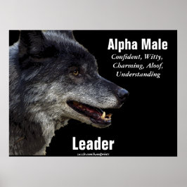 Gray Wolf Motivierend Poster