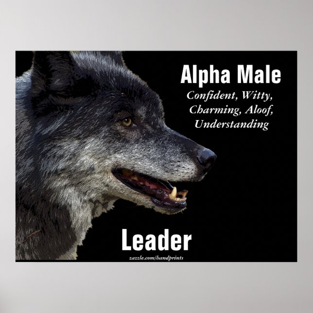 Gray Wolf Motivierend Poster (Vorne)
