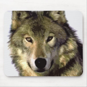 Gray Wolf Mousepad