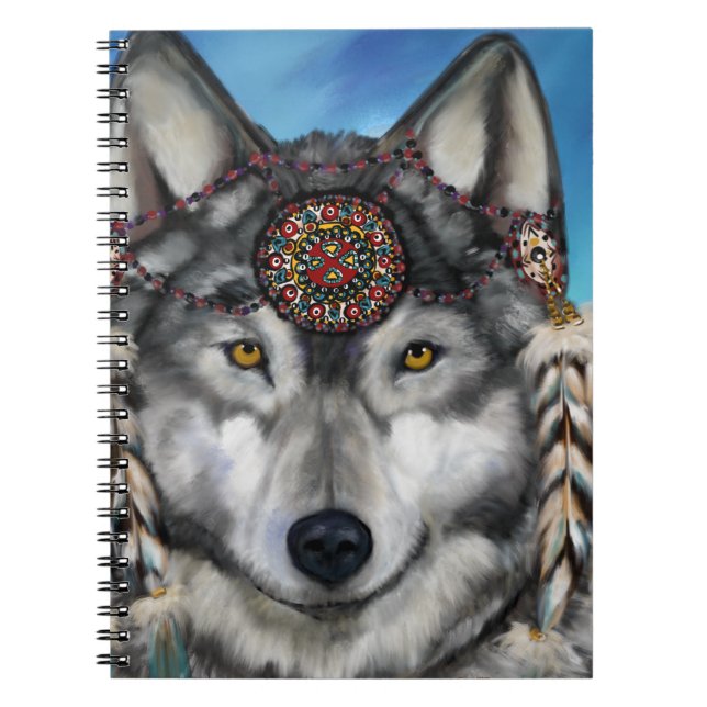 Gray Wolf Notizblock (Vorderseite)