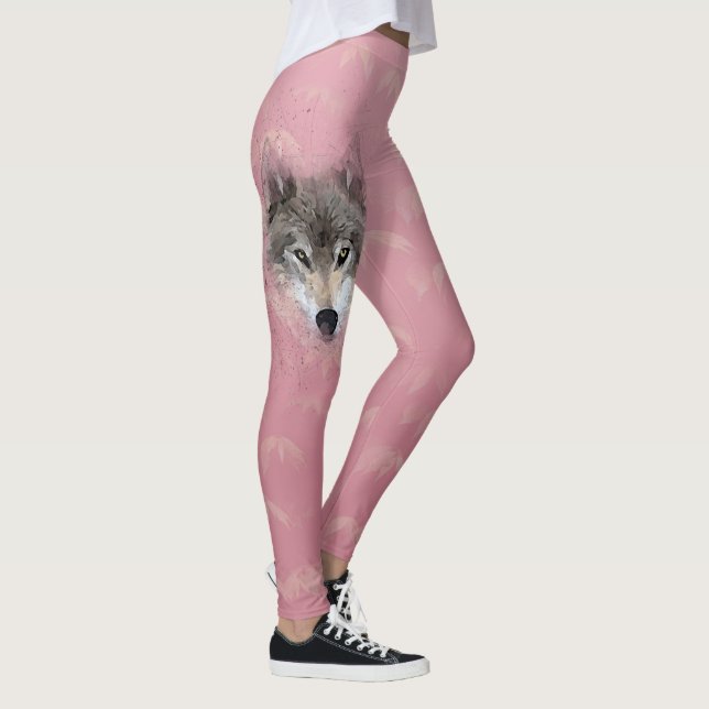 Gray Wolf Pink Leggings (Rechts)