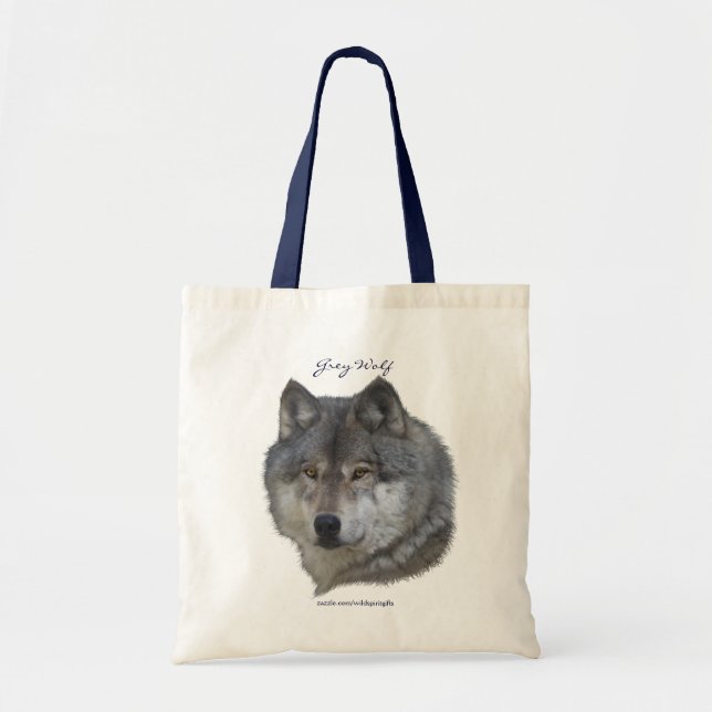 GRAY WOLF Portrait Carry-Bag Collection Tragetasche (Vorne)