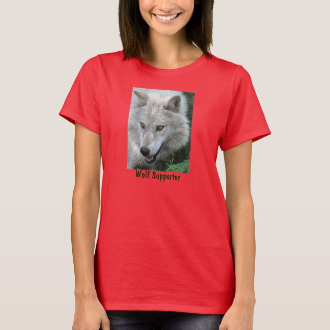 Gray Wolf Portrait Wildlife T - Shirt (Vorderseite)