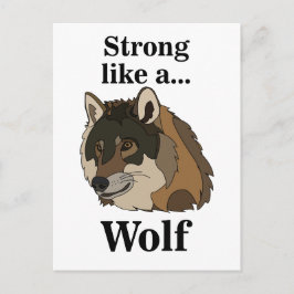 Gray Wolf Postkarte