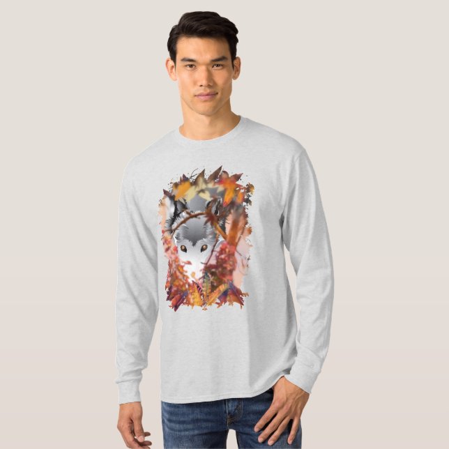 Gray WOLF PROWLER T-Shirt (Vorne ganz)