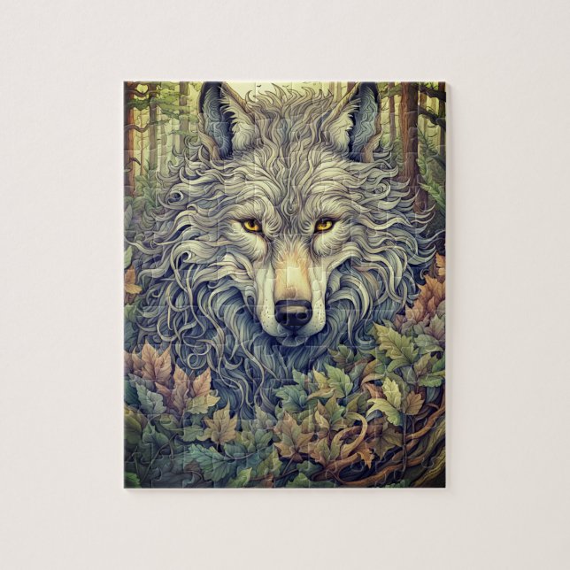 Gray Wolf Puzzle (Vertikal)