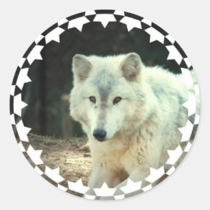 Gray Wolf Stickers