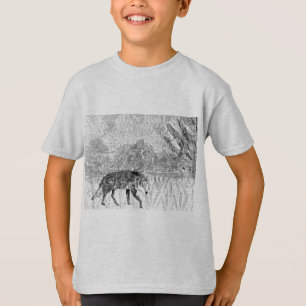 Gray Wolf Wild Animal T-Shirt