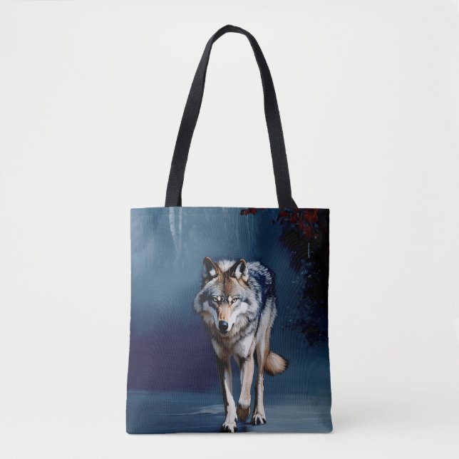 Gray Wolf Wildlife Art (Vorderseite)