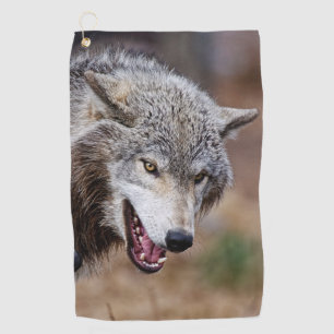 Gray Wolves Golfhandtuch