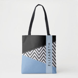 Gray Zigzag, grau Zickzack, blau, Ihr Name