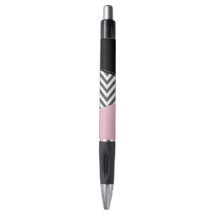 Gray Zigzag, Gray Chevron, Zigzag Pattern, Pink Kugelschreiber