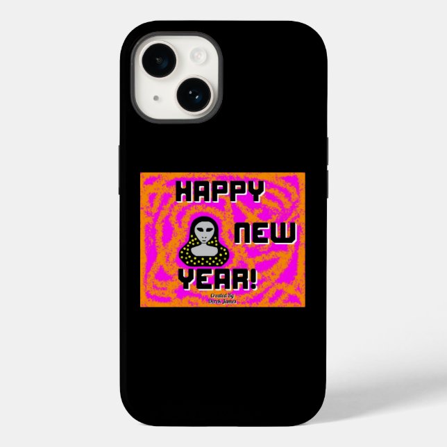 Grays New Year wünscht Apple iPhone 14 Fall Case-Mate iPhone Hülle (Rückseite)
