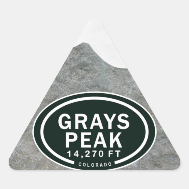 Grays Peak 14.270 FT CO Aufkleber (Vorderseite)