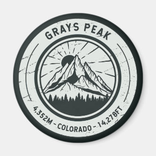 Grays Peak Colorado Wandern Magnet